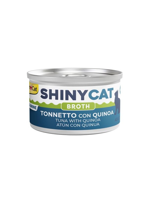 Gimcat Shinycat Broth (Sos içinde) Kinoalı Ton Balıklı Kedi Konservesi 70gr