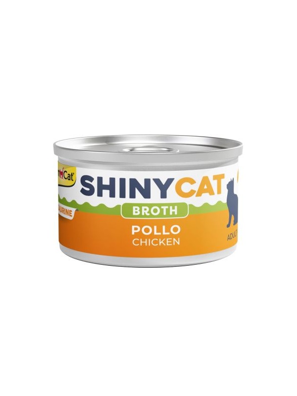 Gimcat Shinycat Broth (Sos içinde) Tavuklu Kedi Konservesi 70gr