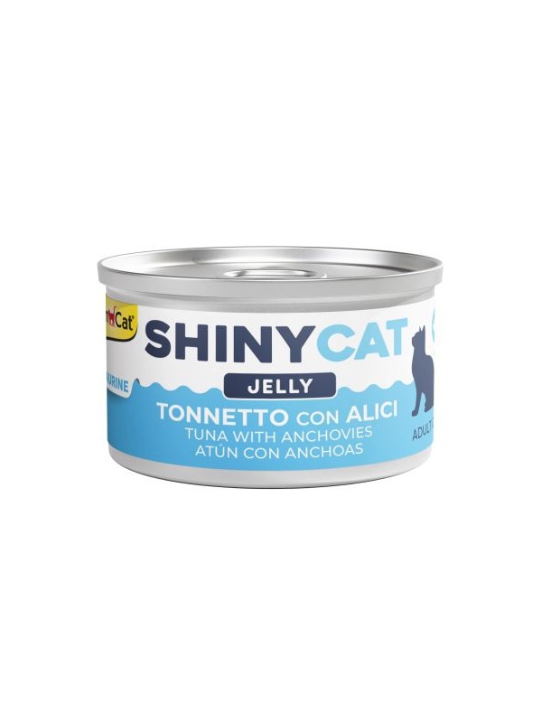 Gimcat Shinycat Jelly (Jöle içinde) Ançüezli Ton Balıklı Kedi Konservesi 70gr
