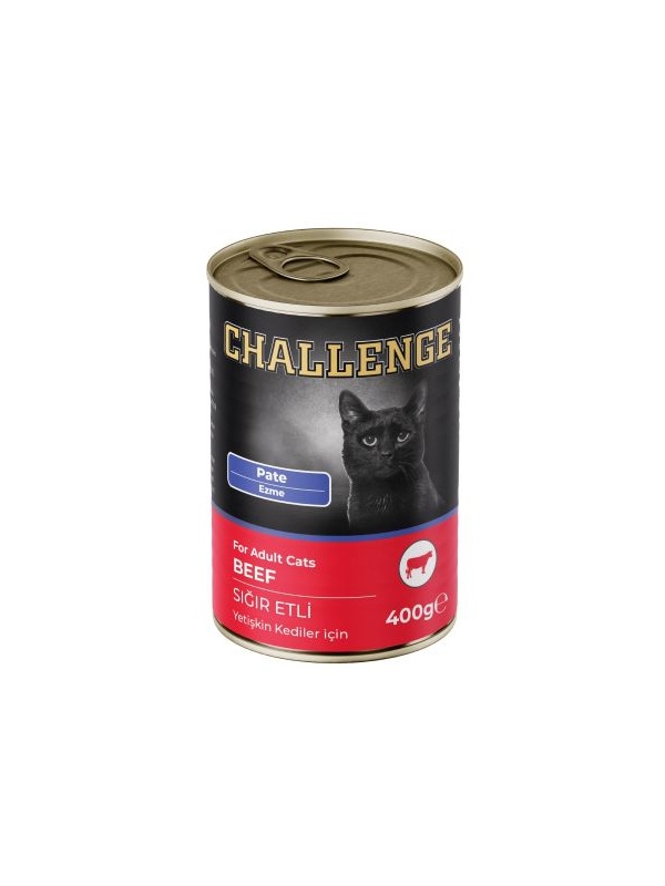 Challenge Pate Sığır Etli Yetişkin Kedi Konservesi 400 gr