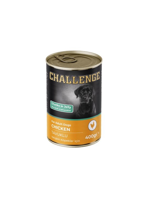 Challenge Tavuklu Yetişkin Köpek Konservesi 400 gr
