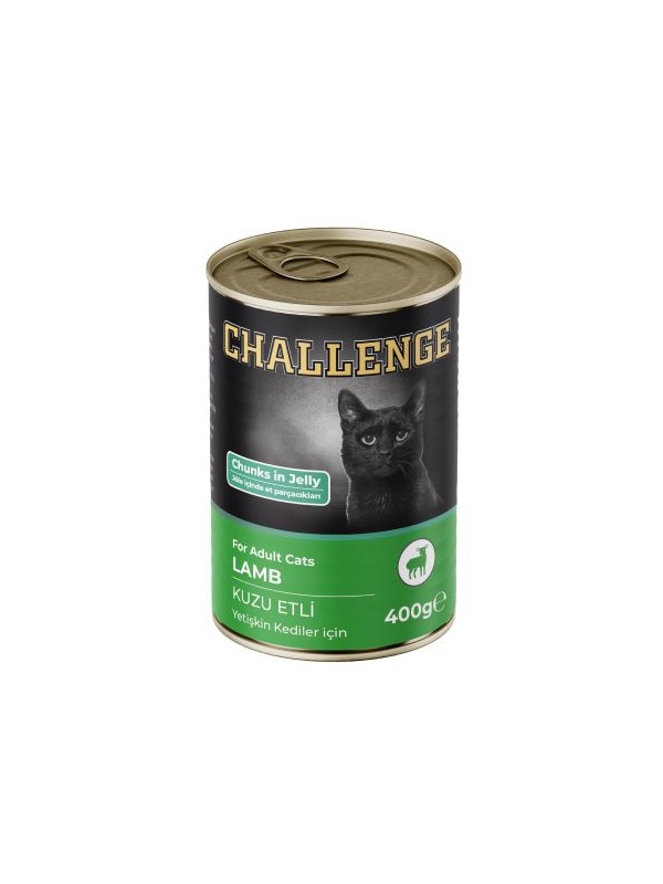Challenge Kuzu Etli Yetişkin Kedi Konservesi 400 gr
