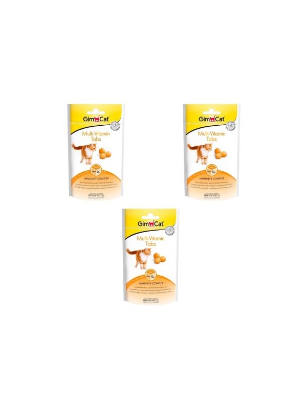 Gimcat Multivitamin Tablet Kedi Ödül Maması 40 gr (3 Adet)