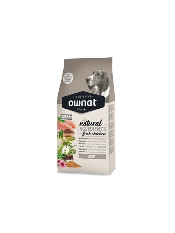 Ownat Classic Light Tavuklu Köpek Maması 4 Kg + Temizlik Mendili