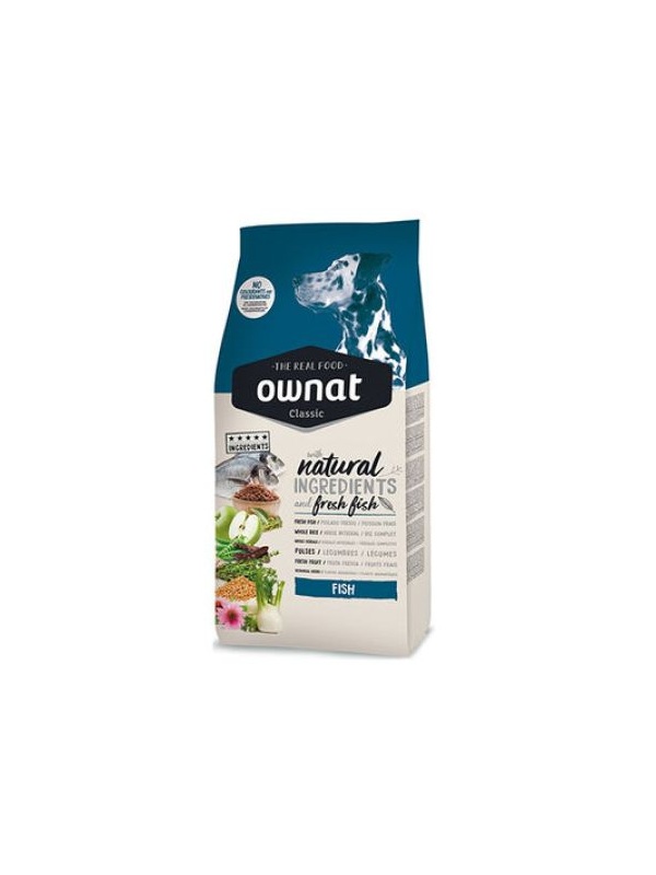 Ownat Classic Balıklı Köpek Maması 4 Kg + Temizlik Mendili