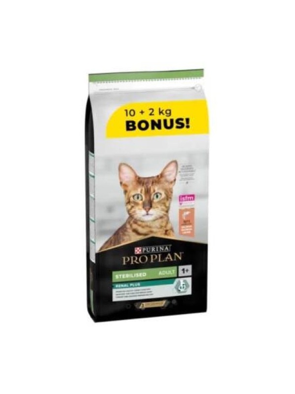 Pro Plan Sterilised Kısırlaştırılmış Kediler İçin Somonlu Kedi Maması 10 kg + 2 kg