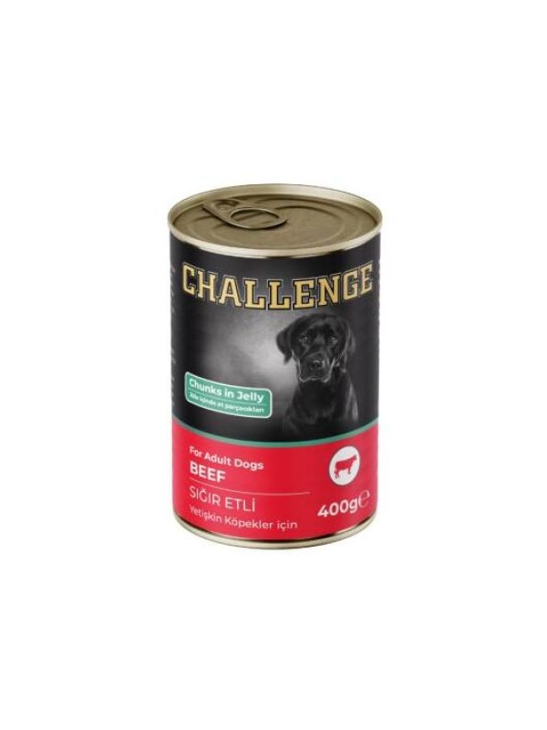 Challenge Sığır Etli Yetişkin Köpek Konservesi 400 Gr