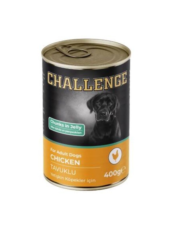 Challenge Tavuklu Yetişkin Köpek Konservesi 400 Gr