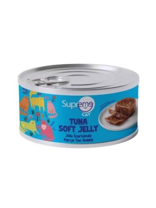 Supreme Cat Jöleli Parça Etli Ton Balıklı Kedi Konservesi 85 gr