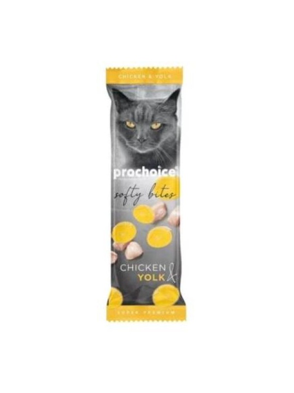 ProChoice Softy Bites Tavuklu ve Yumurtalı Yumuşak Kedi Ödül Maması 10 gr