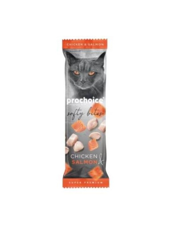 ProChoice Softy Bites Tavuklu ve Somonlu Yumuşak Kedi Ödül Maması 10 gr