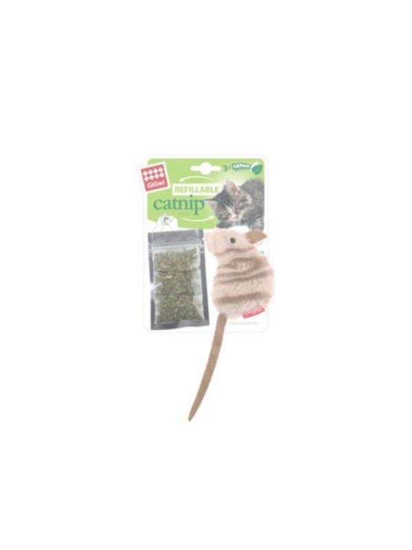 Gigwi Catnip Hazneli Fare Peluş Kedi Oyuncağı