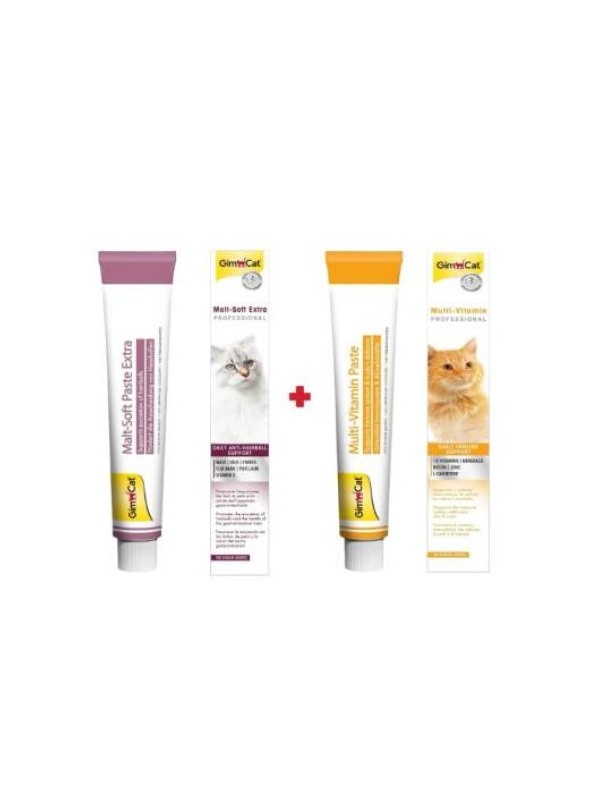 GimCat Malt Soft Extra 100 gr + GimCat Multivitamin 100 gr 2'li Set