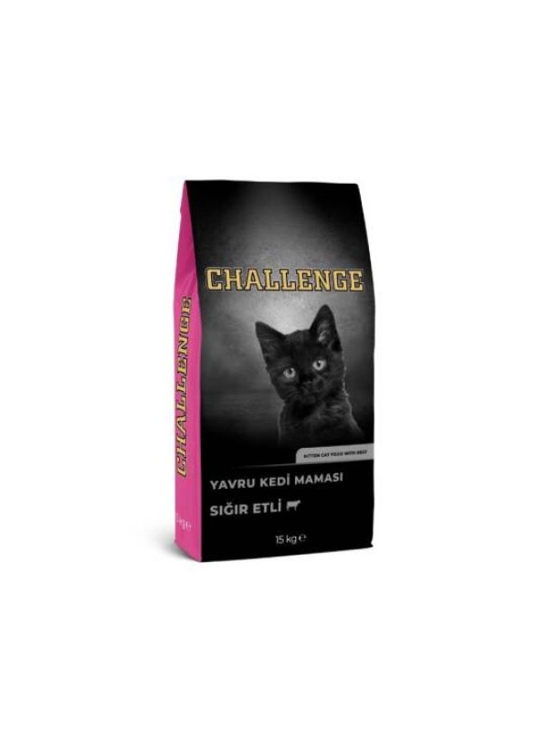 Challenge Sığır Etli Yavru Kedi Maması 15 Kg