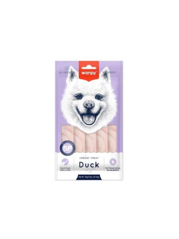 Wanpy Ördekli Krema Köpek Ödülü 5 X 14 gr