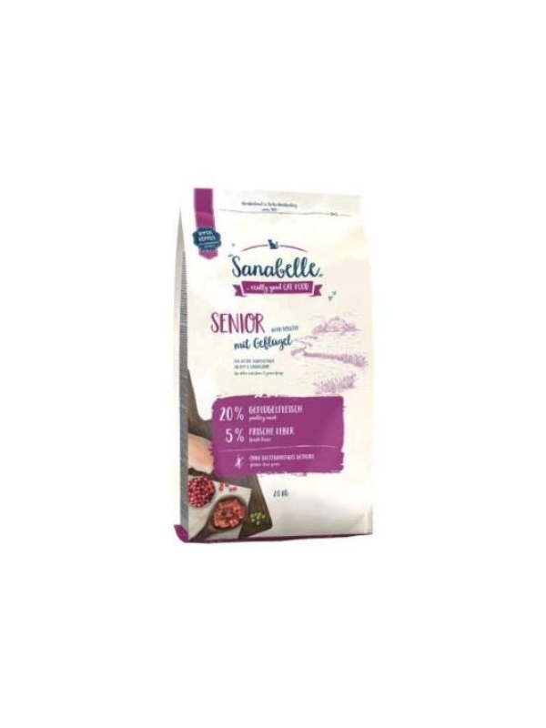 Sanabelle Senior Tahılsız Kümes Hayvanlı Yaşlı Kedi Maması 2 Kg