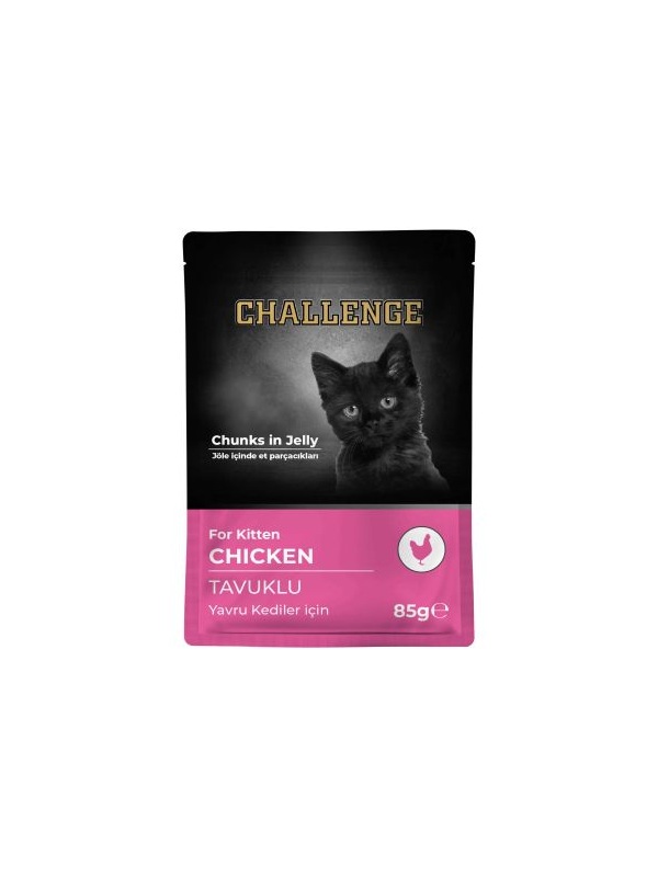 Challenge Tavuklu Yavru Kedi Konservesi 85 g