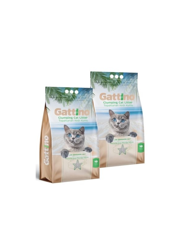 GATTINO Topaklanan Kedi Kumu Marsilya Sabunu Kokulu 10L X 2 Adet