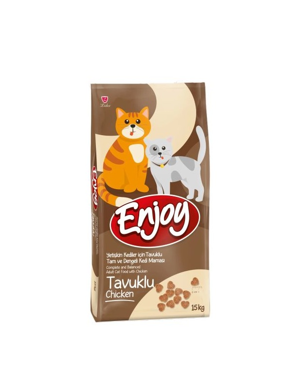 Enjoy Tavuklu Yetişkin Kedi Maması 15 Kg