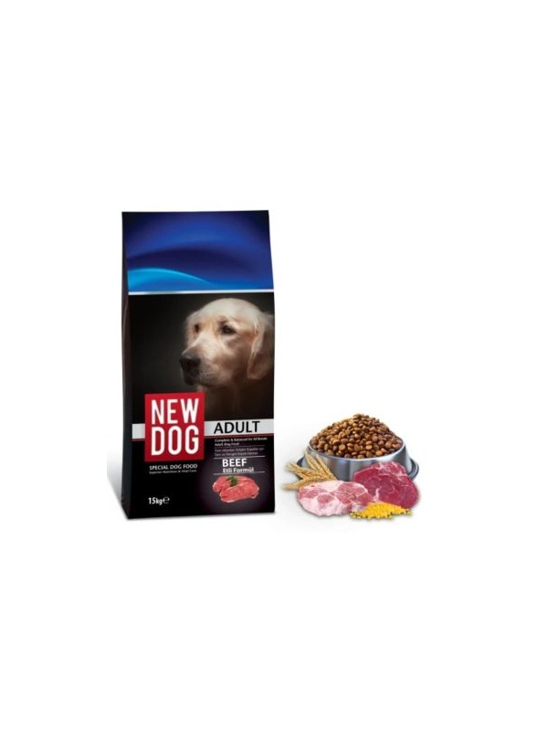 Newdog Sığır Etli Yetişkin Köpek Maması 15 Kg