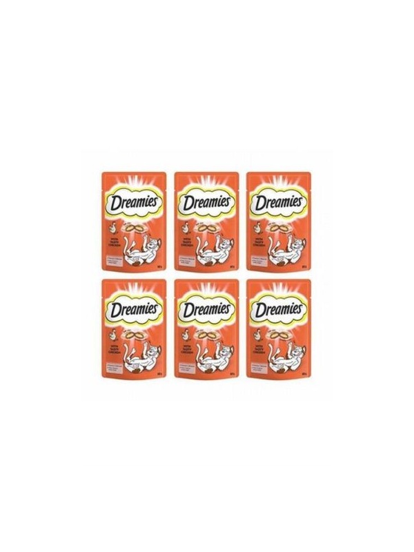 Dreamies Tavuklu Kedi Ödülü 6 Adet x 60 Gr