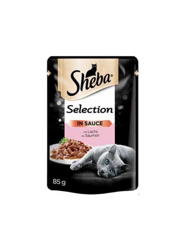 Sheba Salmon Pouch Gravy Soslu Somonlu Kedi Yaş Maması 85 Gr