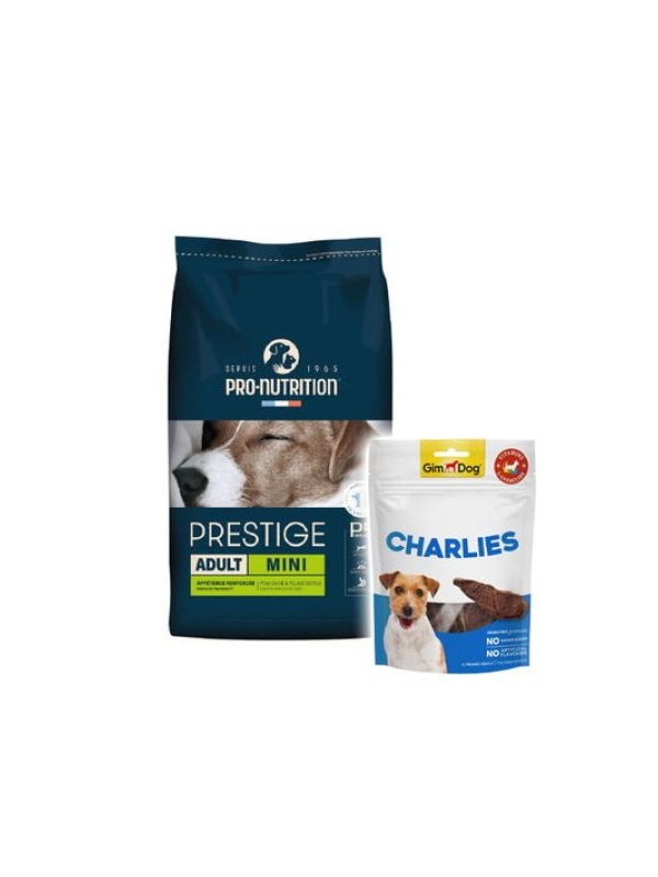 Pro Nutrition Prestige Küçük Irk Yetişkin Köpek Maması 3 Kg + Gimdog 70 Gr Köpek Ödülü
