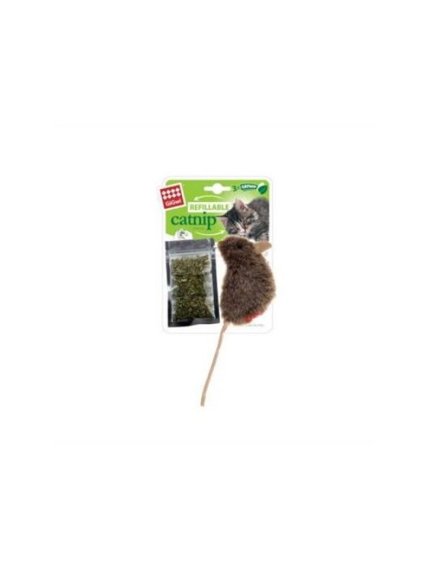 Gigwi Catnip Hazneli Peluş Fare Kedi Oyuncağı