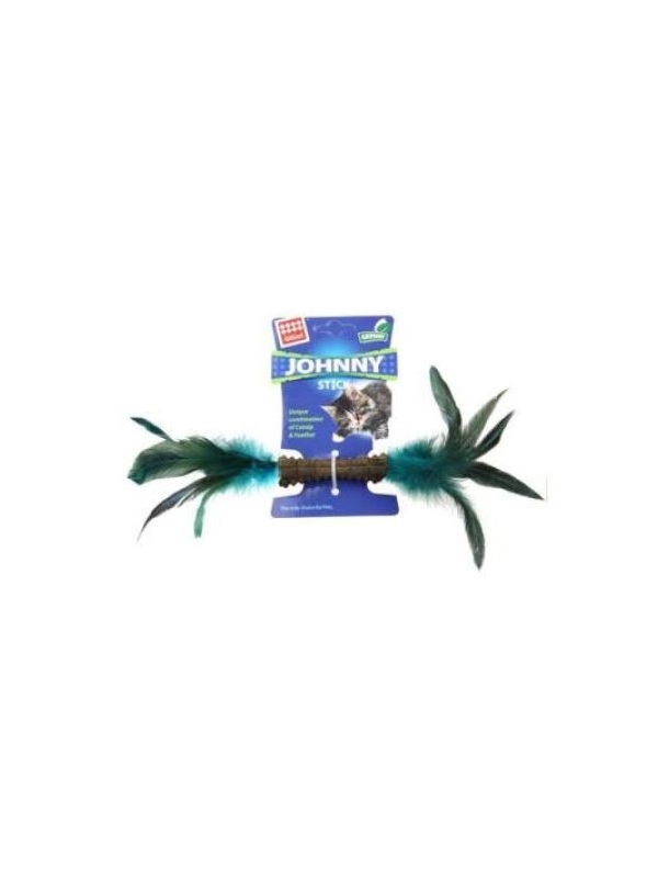 Gigwi Johnny Stick Catnipli Doğal Yeşil Çift Tüylü Kedi Oyuncağı
