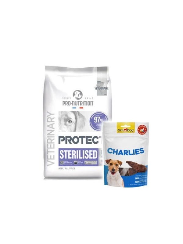 Pro Nutrition Protect Veterinary Sterilised Köpek Maması 2 Kg + Gimdog 70 Gr Köpek Ödülü