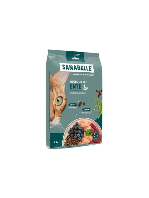 Sanabelle Outdoor Ördek Etli Yetişkin Kuru Kedi Maması 8 Kg