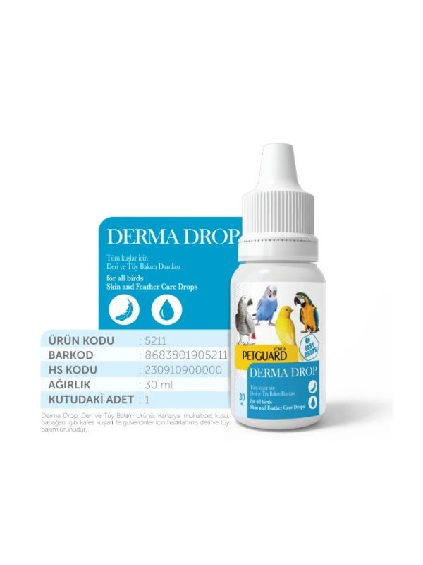Petguard Deri Ve Tüy Bakım Damlası 30 Ml
