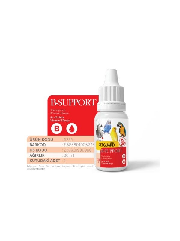 Petguard B Vitamin Damlası 30 Ml