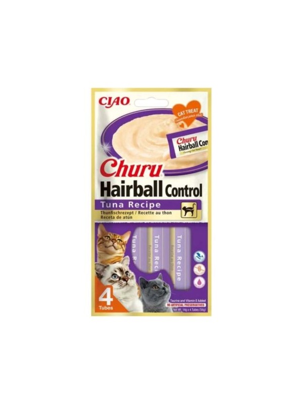 İnaba Churu Hairball Kontrol Ton Balıklı Ödül Maması 4x14 gr