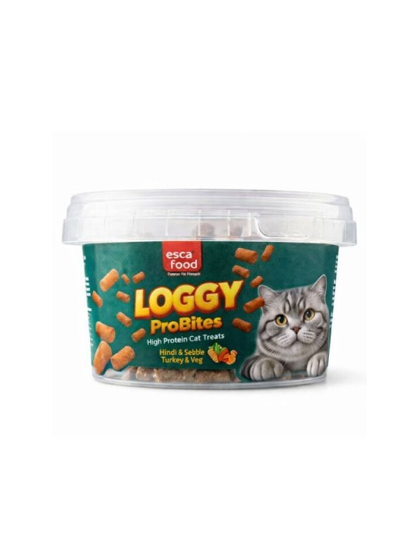 Esca Food Loggy ProBites Hindi ve Sebzeli High Protein Kedi Ödül Maması 110 Gr
