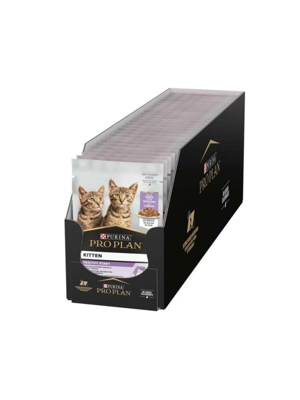 Pro Plan Pouch Kitten Sos İçinde Hindili Yavru Kedi Yaş Maması 85 Gr x 26 Adet