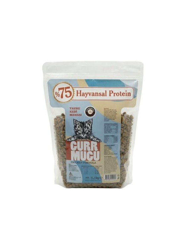 Gurrmugu Kitten Tavuklu Yavru Kedi Maması 1 Kg