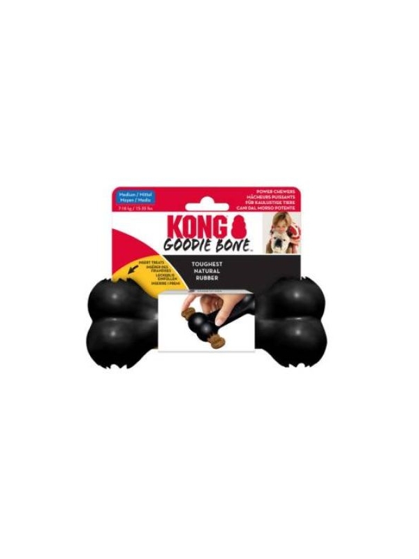 Kong Extreme Goodie Bone Kemik Şeklinde Çok Amaçlı Köpek Oyuncağı Ultra Sert M