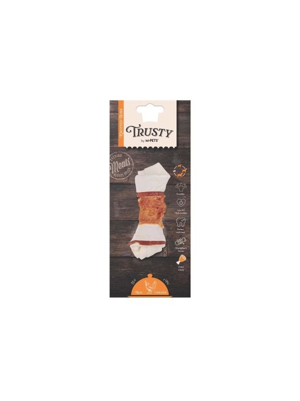 M-Pets Trusty Extra Tavuklu Düğümlü Köpek Çiğneme Kemiği 12,7cm