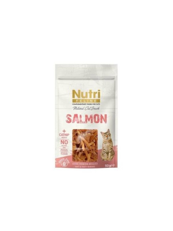 Nutri Feline Somon Ve Kedi Otlu Kedi Ödül Maması 50gr