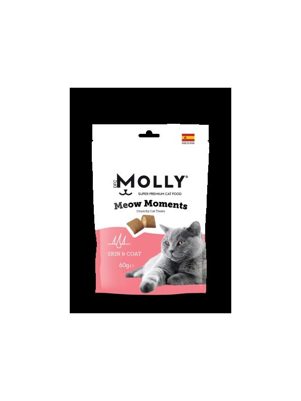 Molly Meow Moments Skin&Coat Deri ve Tüy Bakımı İçin Kedi Ödül Maması 60gr