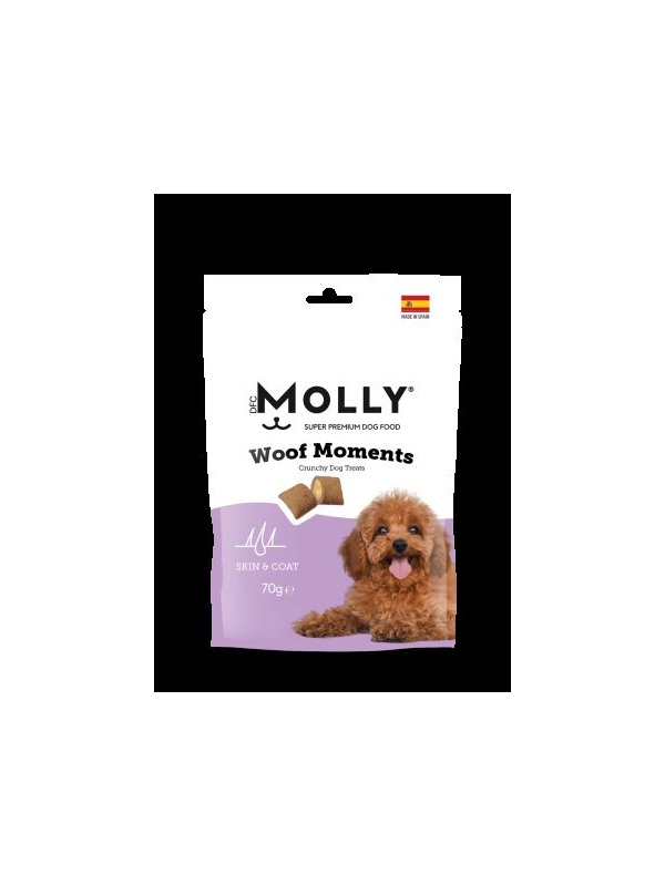 Molly Woof Moments Skin Coat Deri ve Tüy Bakımı Destekleyici Köpek Ödül Maması 70gr
