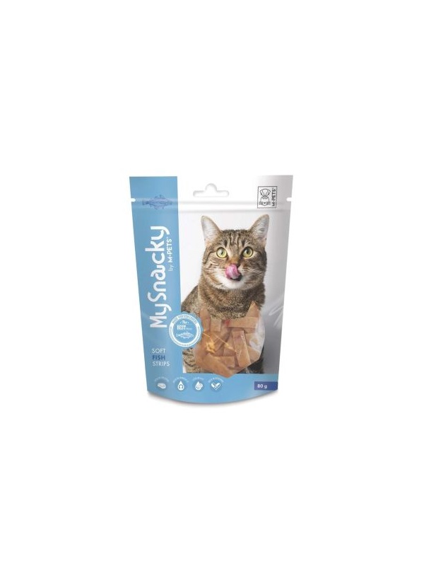 M-Pets My Snacky Balıklı Şerit Kedi Ödülü 80gr