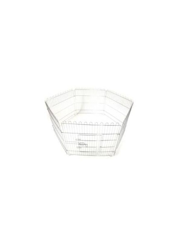 EuroGold Küçük Köpekler İçin Tel Panel Oyun Alanı 59 cm x 63 cm 6 panel