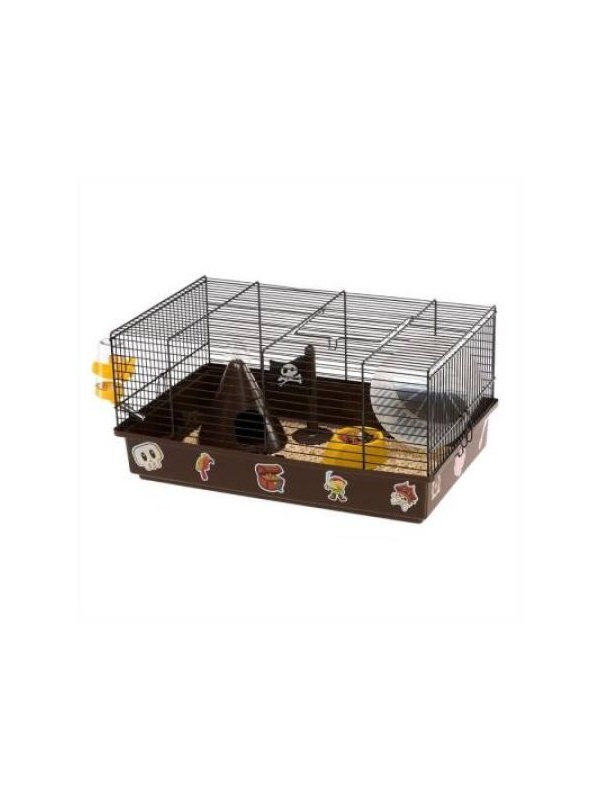 Ferplast Criceti 9 Korsan Temalı Hamster Kafesi 46x29x23 cm