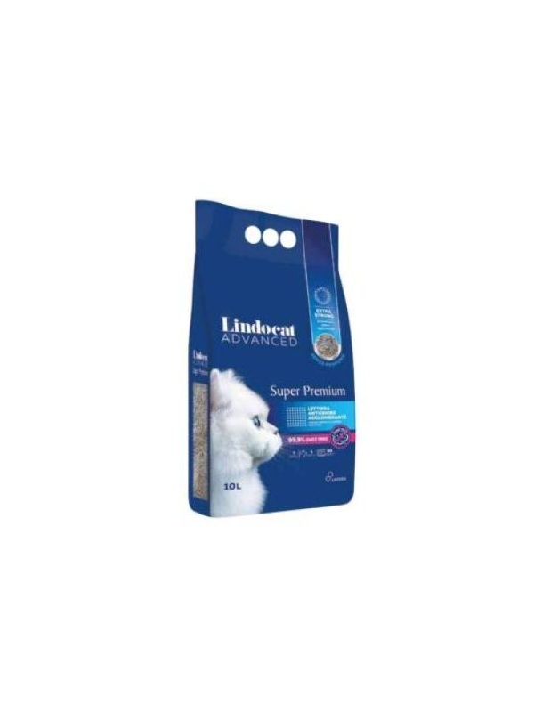 Lindocat Super Premium Bikarbonatlı Koku Önleyici ve Extra Güçlü Topaklanan Kedi Kumu 10 lt