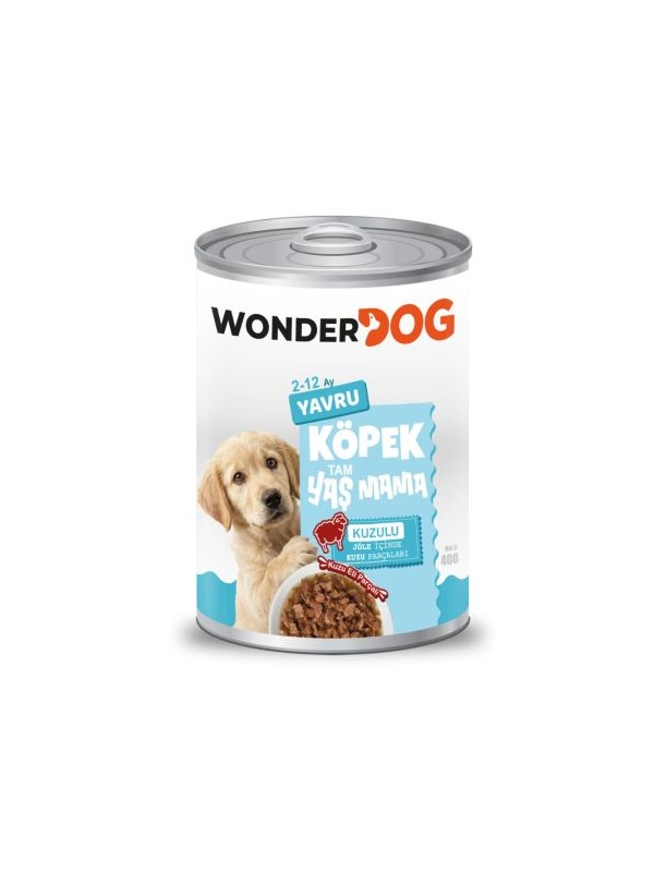 WonderDog Kuzulu Yavru Köpek Konservesi 400 gr