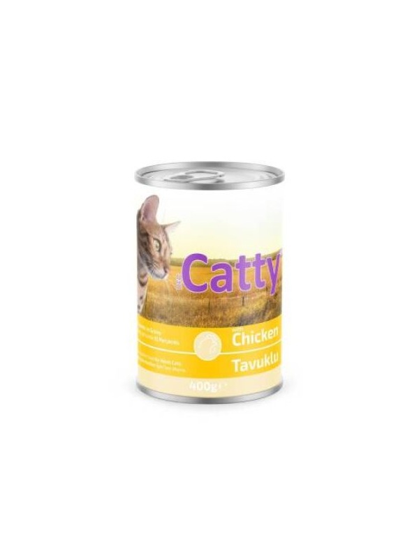Catty Sos İçinde Tavuk Etli Kedi Konservesi 400 Gr