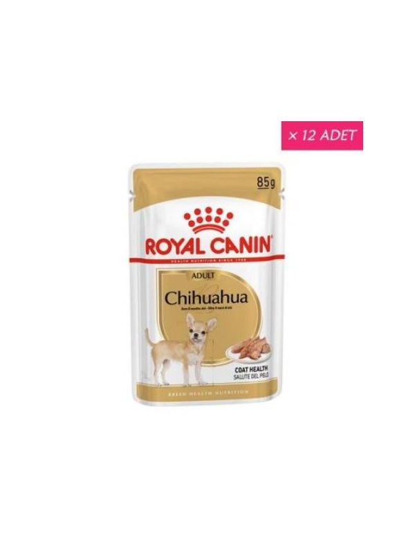 Royal Canin Chihuahua Adult Pouch Yetişkin Köpekler İçin Konserve 85 Grx12 Adet