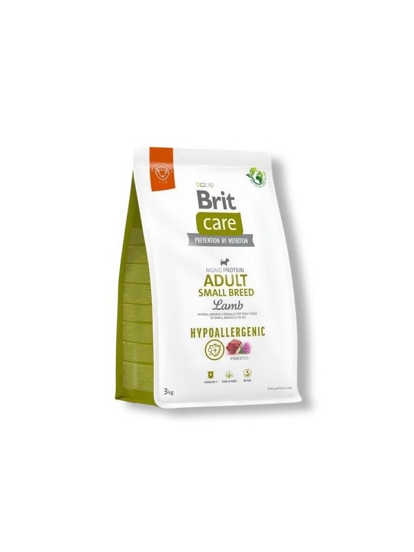 Brit Care Hipoalerjenik Kuzulu ve Pirinçli Küçük Irk Yetişkin Köpek Maması 3 kg